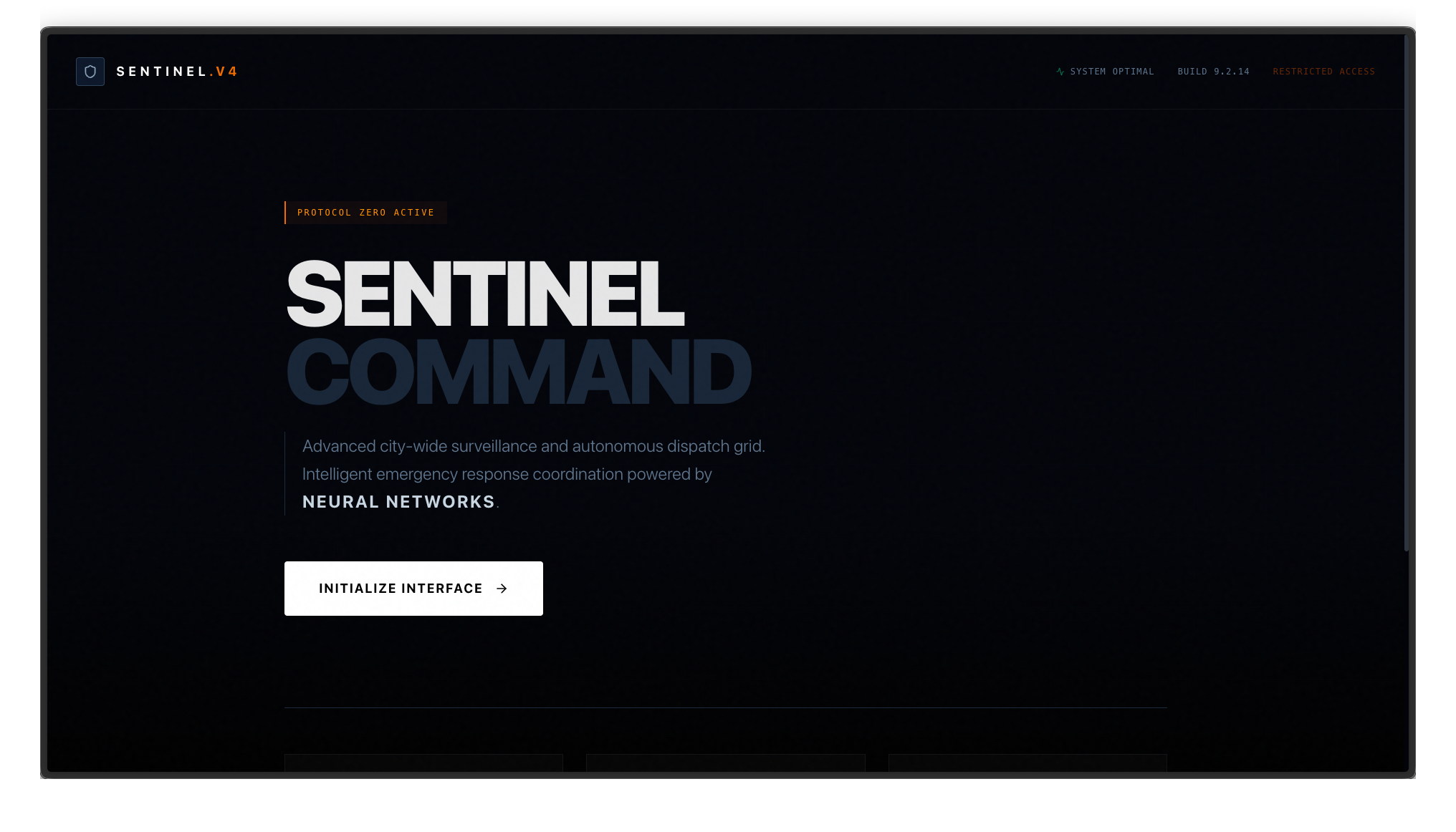 Sentinel Command Interface